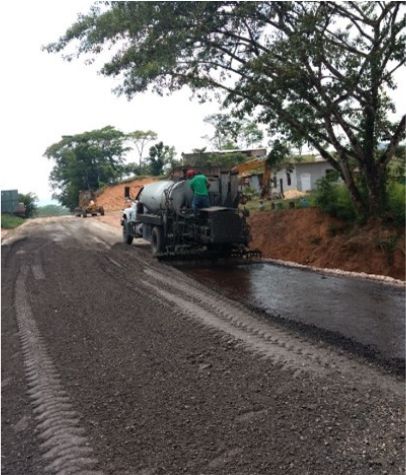 CAMINO FLOR DE CAFÉ DE KM 330+100 AL KM 330+400